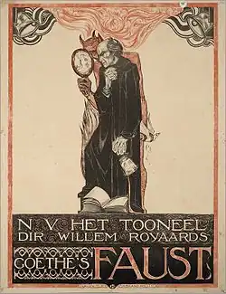 Faust de Goethe (1918), affiche.