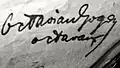 Signature de Octavian Goga
