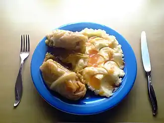 Chou farci à la polonaise ou golabki.