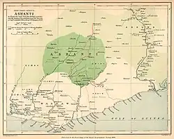 « Afrique, Côte d'Or - Ashanti », 1884