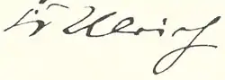 signature de Carl Ulrich
