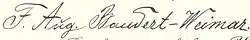 signature d'August Baudert