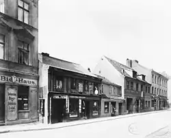 Sur la Gollnowstrasse, vers 1890