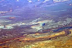 Incision du lit dans le Goosenecks, Utah