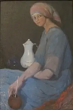 La niña del mate, Museo Municipal de Bellas Artes de Valparaíso