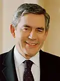 Gordon Brown, né le 20 février 1951 (74&nbsp;ans), Premier ministre de 2007 à 2010.