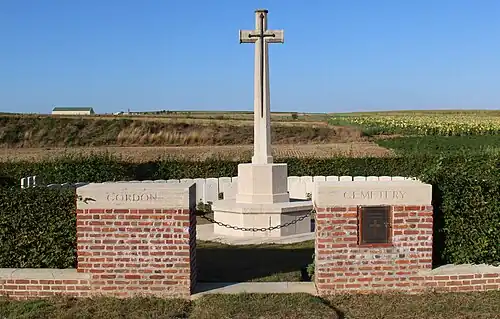 Le Gordon Cemetery à Mametz.