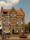 Gorinchem, maison 'Le chapeau bleu'
