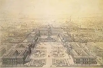 Le projet architectural du Kaiserforum&nbsp;(de).