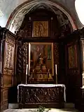 Maître-autel et retable sculpté (août&nbsp;2012)