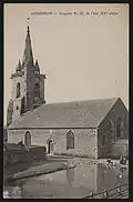 La chapelle Notre-Dame-de-l'Isle au début du XXe&nbsp;siècle.