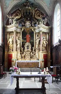 Intérieur de l'église.