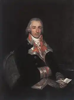 Francisco de Goya, Don José Queraltó en médecin de l'armée espagnole, 1802
