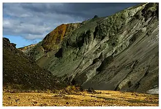 Une des gorges près de Landmannalaugar.