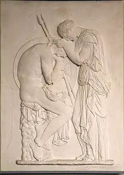 Ethra pleurant sur la tête de Phalante, Aix-en-Provence, musée Granet.