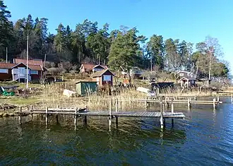 Les quais de Grönstakolonin.