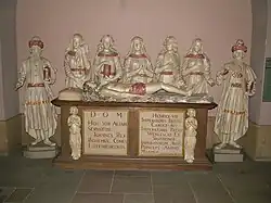 Tombeau de Jean Ier de Luxembourg à la cathédrale Notre-Dame de Luxembourg.