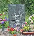 Tombe de Christian Becher&nbsp;(de) (2013).