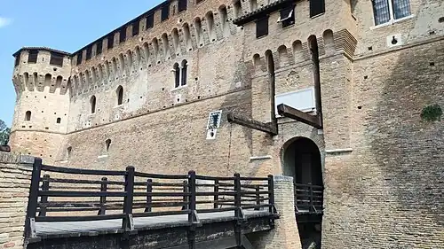 L'entrée du château.