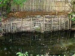 Consolidation de la rive gauche à Malartic.