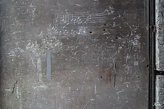 Graffiti ancien emplacement piano