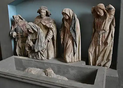Mise au tombeau (xve&nbsp;siècle).
