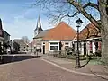 Gramsbergen, l'église (protestante) sur la rue