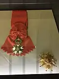 Les insignes de grand-croix de la Légion d'honneur.