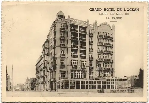 Le Grand Hôtel de l'Océan, hôpital Croix-Rouge (14-18).