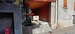 Vue générale du grand lavoir de Bonvillard.