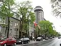 Grande Allée et l'Hôtel Le Concorde Québec.