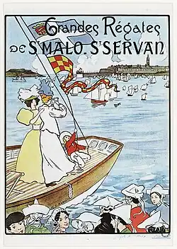 Grandes régates de Saint-Malo Saint-Servan. Musée de Bretagne.