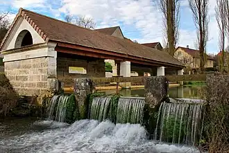 Le barrage du lavoir.