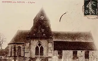 L'église avant 1914.