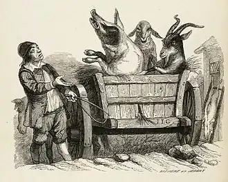 Le Cochon, la Chèvre et le Mouton.