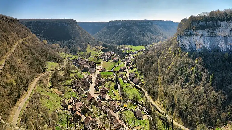 La reculée de Baume-les-Messieurs.