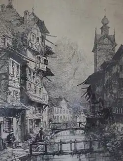 Gravure d'Henri de Gourcy.