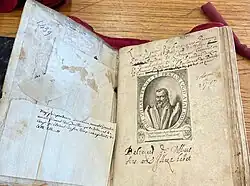 Gravure d'introduction au livre retranscrivant la harangue de Marie de Médicis le 3 décembre 1600 à Lyon