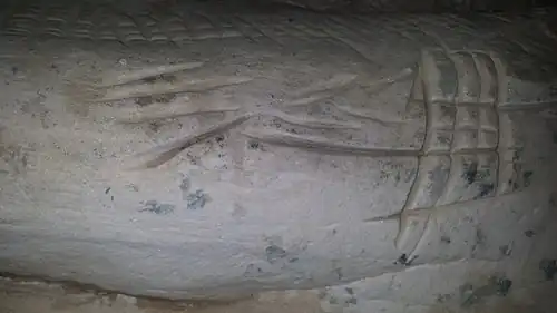 Détail d'une gravure