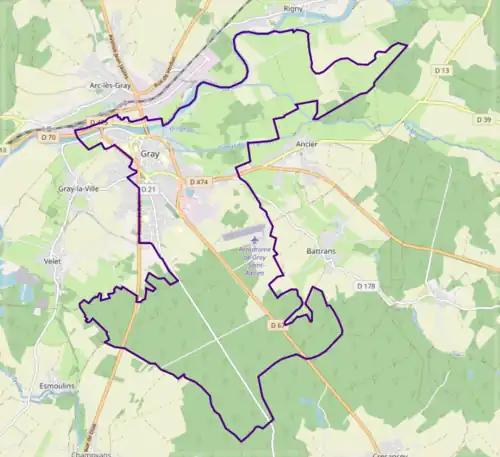 Carte OpenStreetMap.