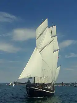 Le lougre Grayhound.