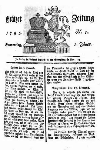 Image illustrative de l’article Grazer Zeitung