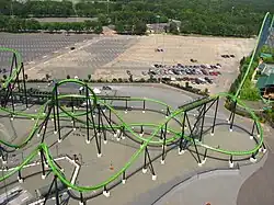 Green Lantern à Six Flags Great Adventure