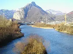 Le Drac à Grenoble.