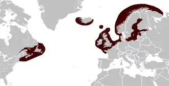 Description de l'image Grey Seal Halichoerus grypus distribution map.png.