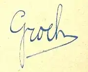 signature de Grock