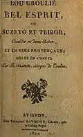 Maniclo, édition de 1821