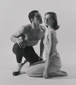 Photographie promotionnelle avec Tanaquil Le Clercq et Francisco Moncion