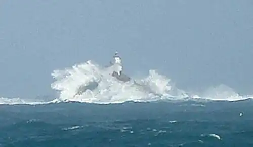 Gros temps sur Tévennec