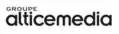 Ancien logo du Groupe Altice Media de 2015 à 2017.